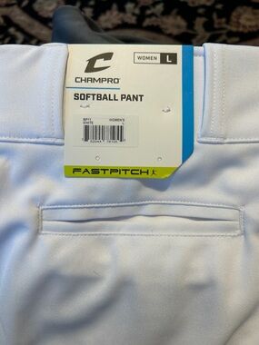 Champro Women’s White Fastpitch Softball Pants